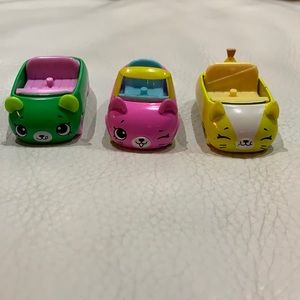 Shopkins cuties car set of 3
